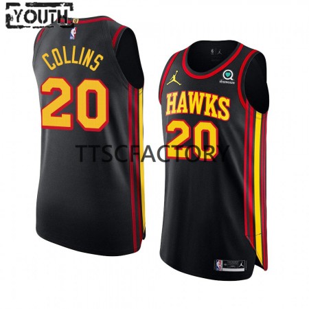NBA Atlanta Hawks Trikot 20 Jordan 2022-23 Statement Edition Schwarz Swingman - Kinder